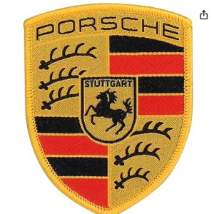 Porsche Crest Sew-On Badge