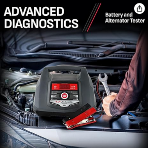 Schumacher Electric 6A Car Battery Charger and 100A Engine Starter, 5-in-1 Solution, Maintainer, 30A Boost, for 6V/12V Power Sport, Automotive, and Marine Batteries, SC1281