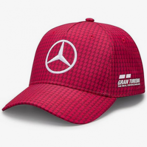 Mercedes AMG Petronas Formula One Team - 2023 Lewis Hamilton Driver Hat - Apple Red - Unisex - Size: One size