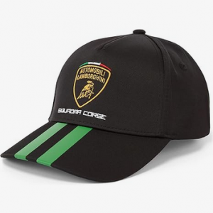 Lamborghini Adult Squadra Corse Team Cap Black